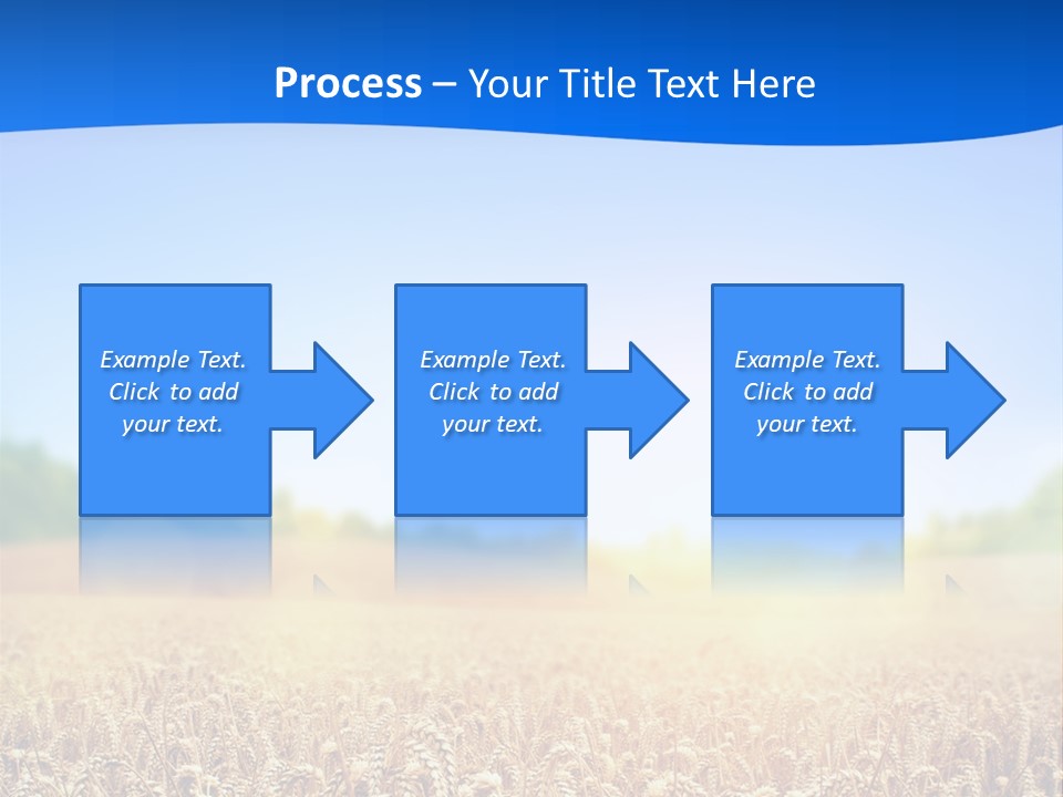 Background Wheat Straw PowerPoint Template