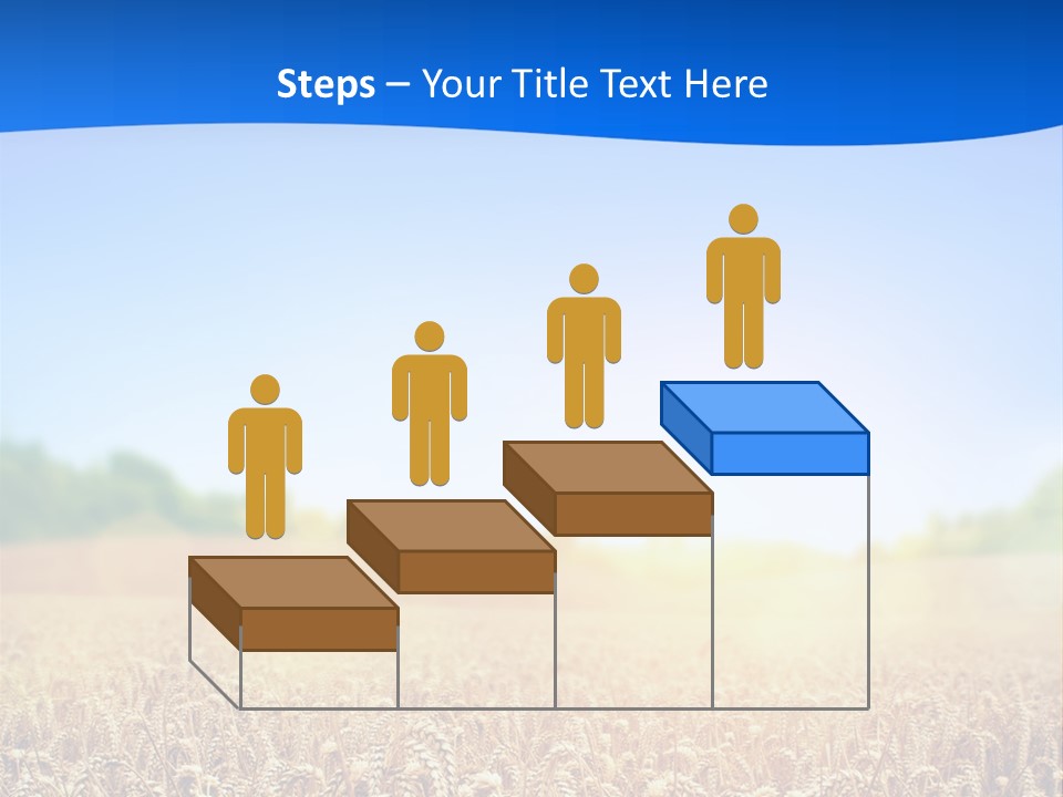 Background Wheat Straw PowerPoint Template