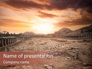 Monument Square Kingdom PowerPoint Template