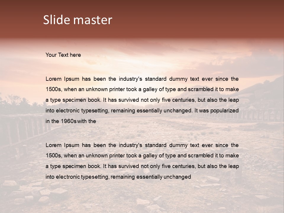 Monument Square Kingdom PowerPoint Template