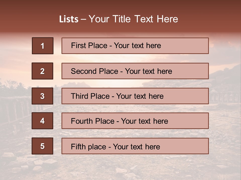 Monument Square Kingdom PowerPoint Template
