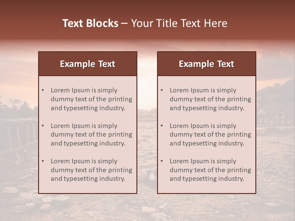 Monument Square Kingdom PowerPoint Template