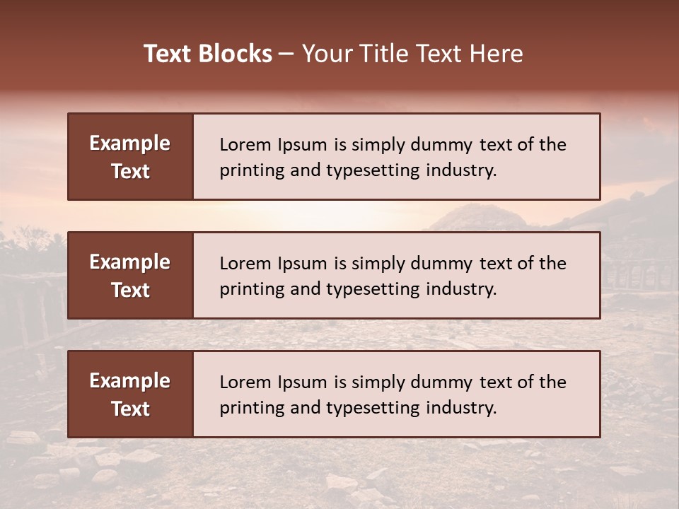 Monument Square Kingdom PowerPoint Template
