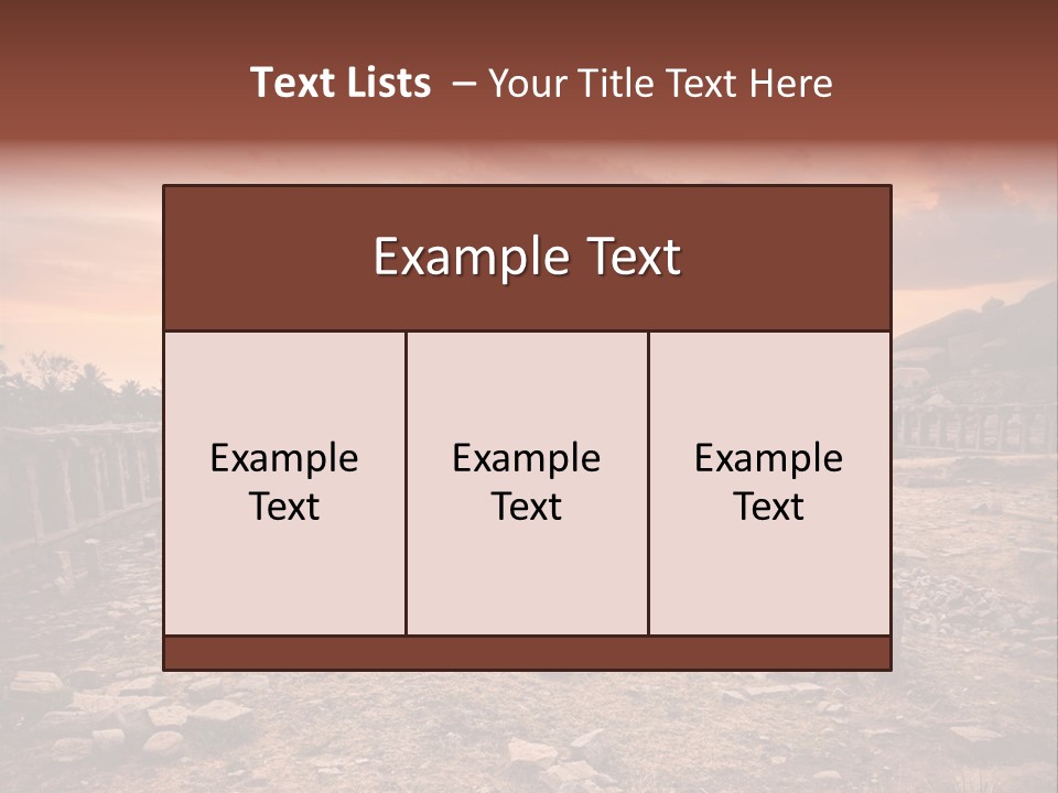 Monument Square Kingdom PowerPoint Template