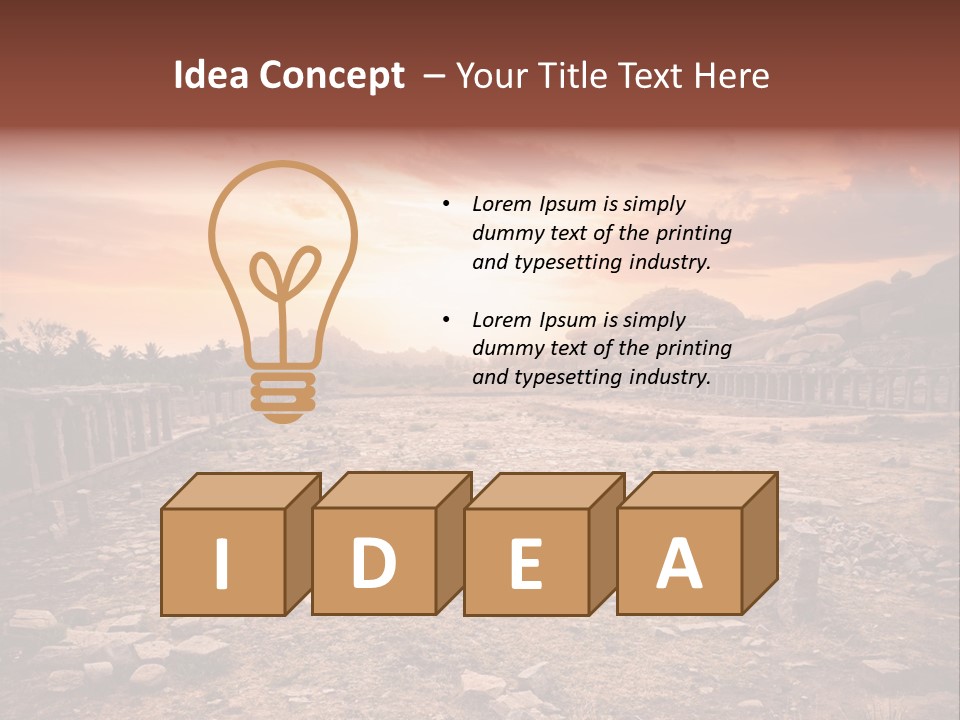 Monument Square Kingdom PowerPoint Template