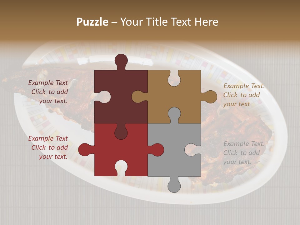 Fall Fire Pan PowerPoint Template