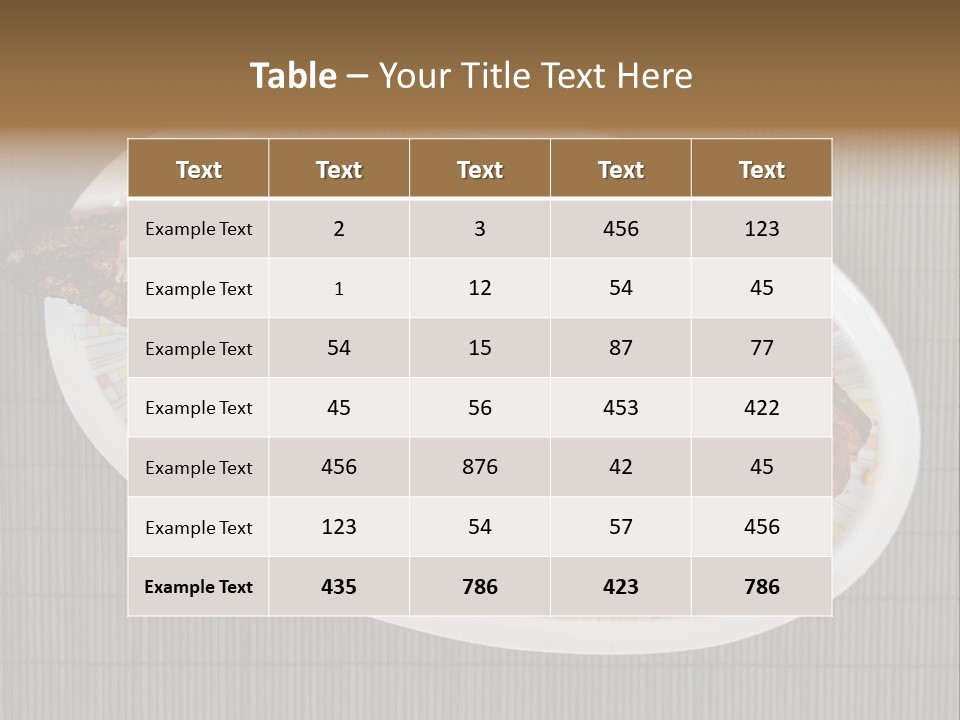 Fall Fire Pan PowerPoint Template