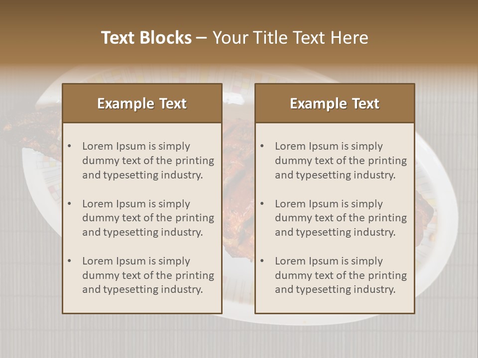 Fall Fire Pan PowerPoint Template