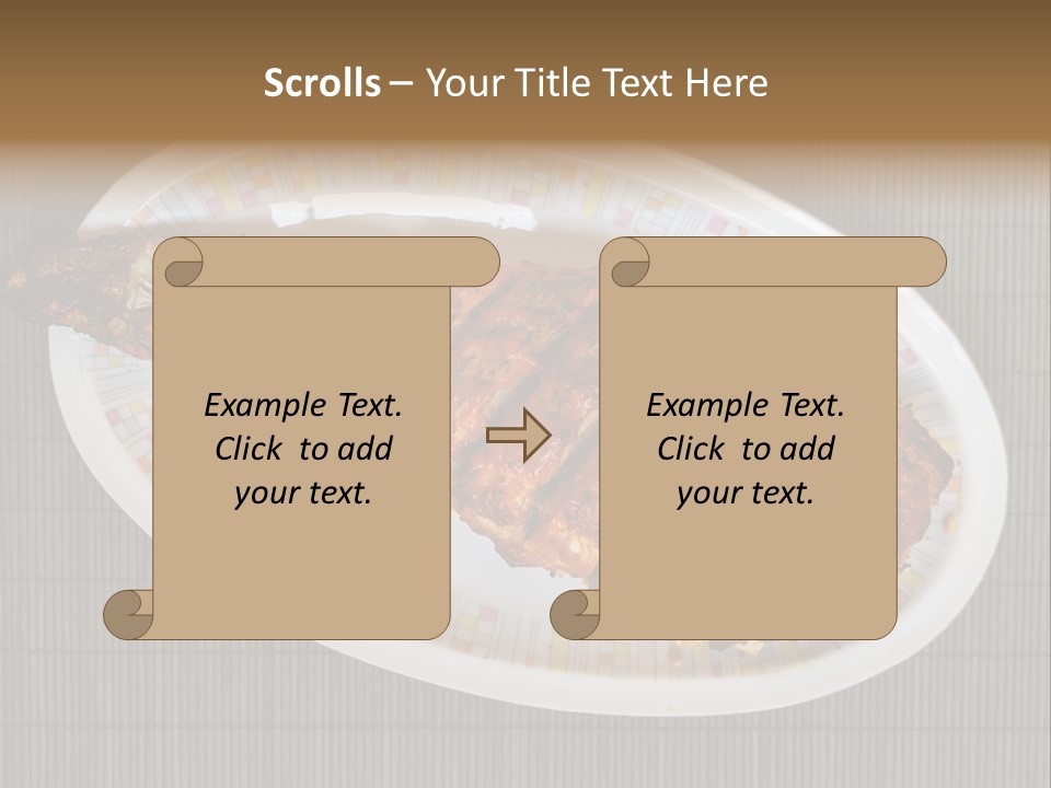 Fall Fire Pan PowerPoint Template