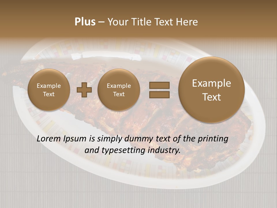 Fall Fire Pan PowerPoint Template