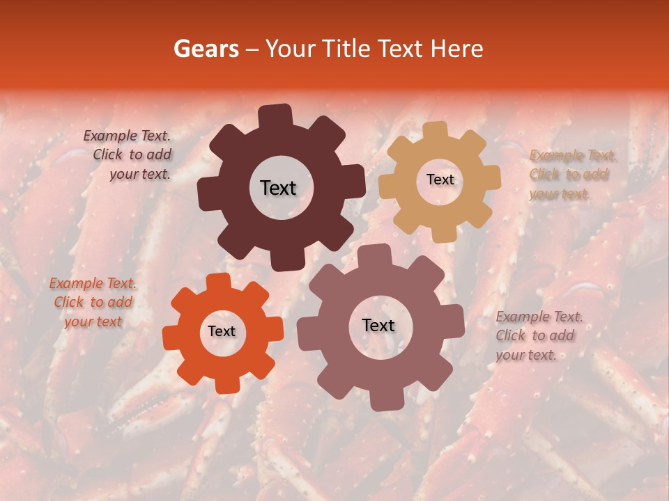 Leg Ice Food And Drink PowerPoint Template