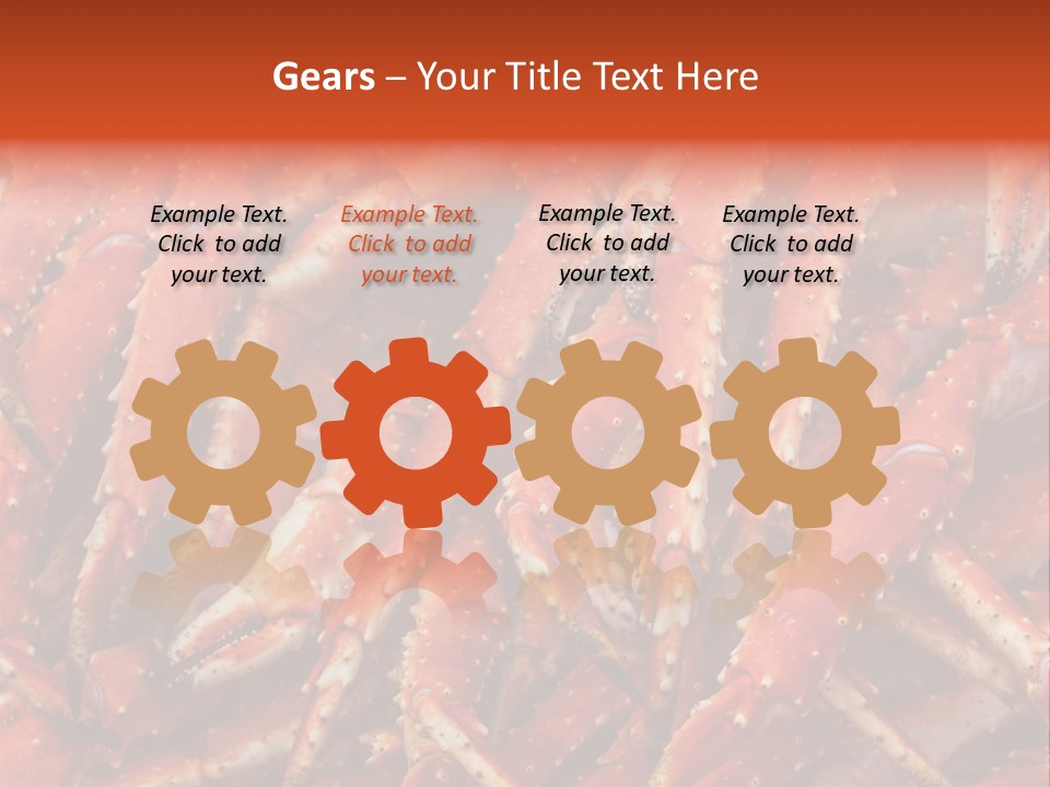 Leg Ice Food And Drink PowerPoint Template