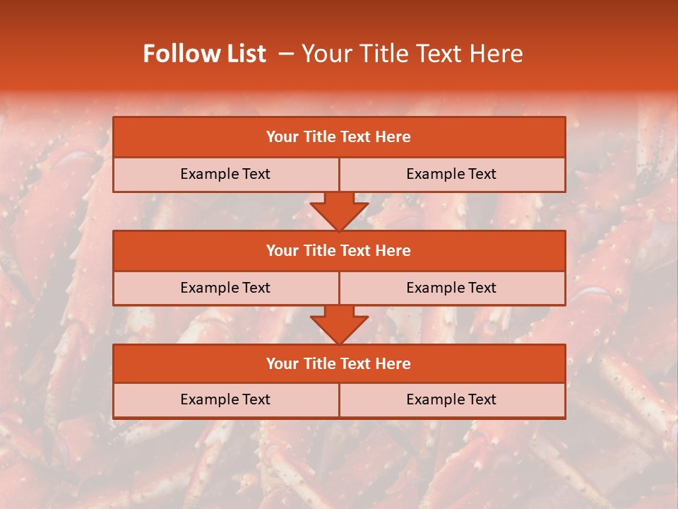 Leg Ice Food And Drink PowerPoint Template