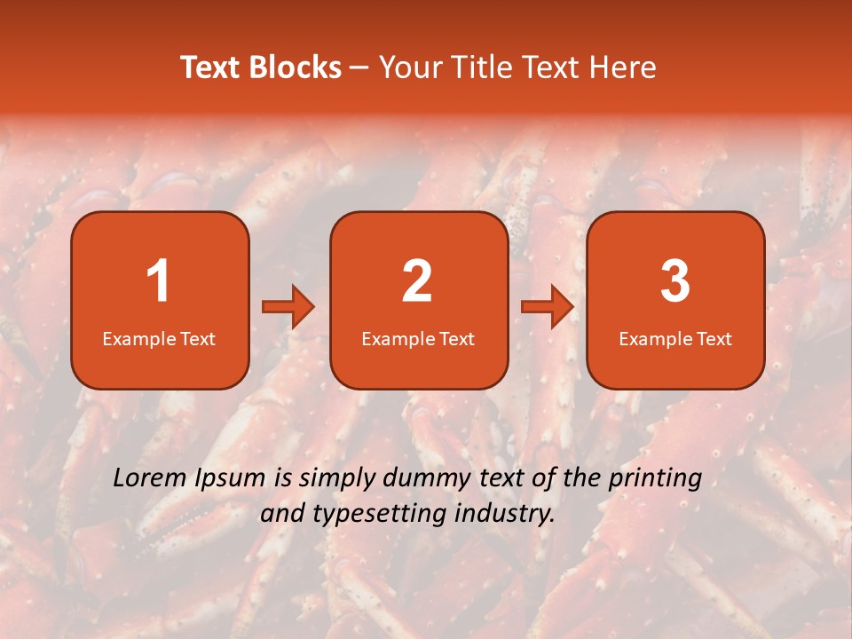 Leg Ice Food And Drink PowerPoint Template