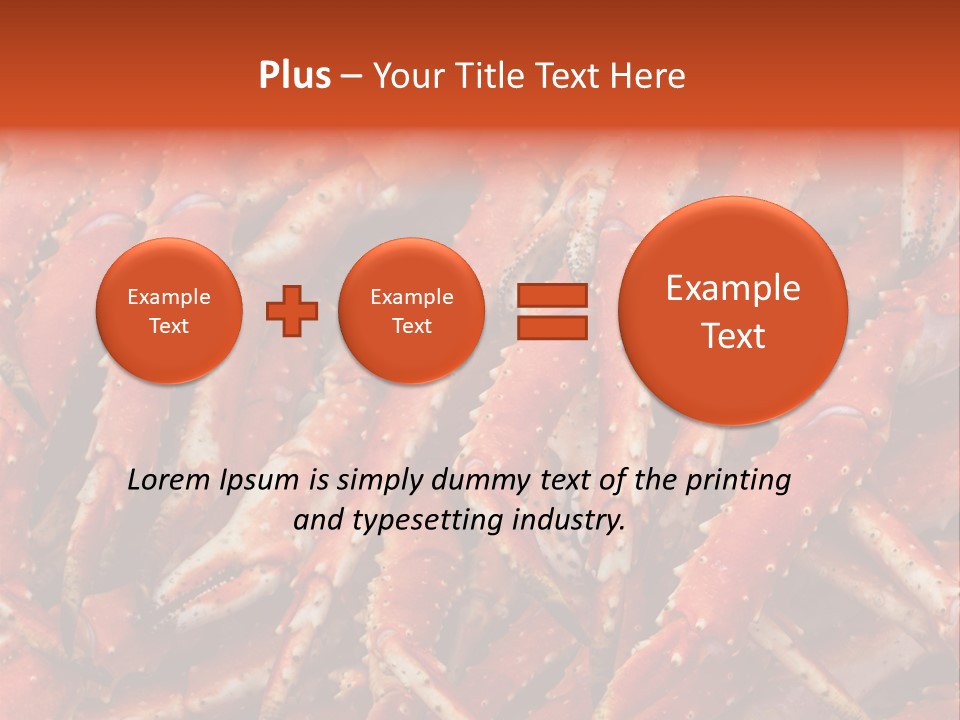 Leg Ice Food And Drink PowerPoint Template