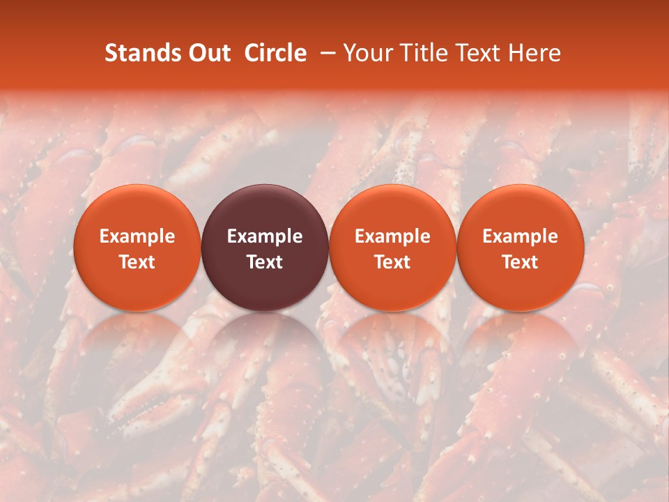 Leg Ice Food And Drink PowerPoint Template