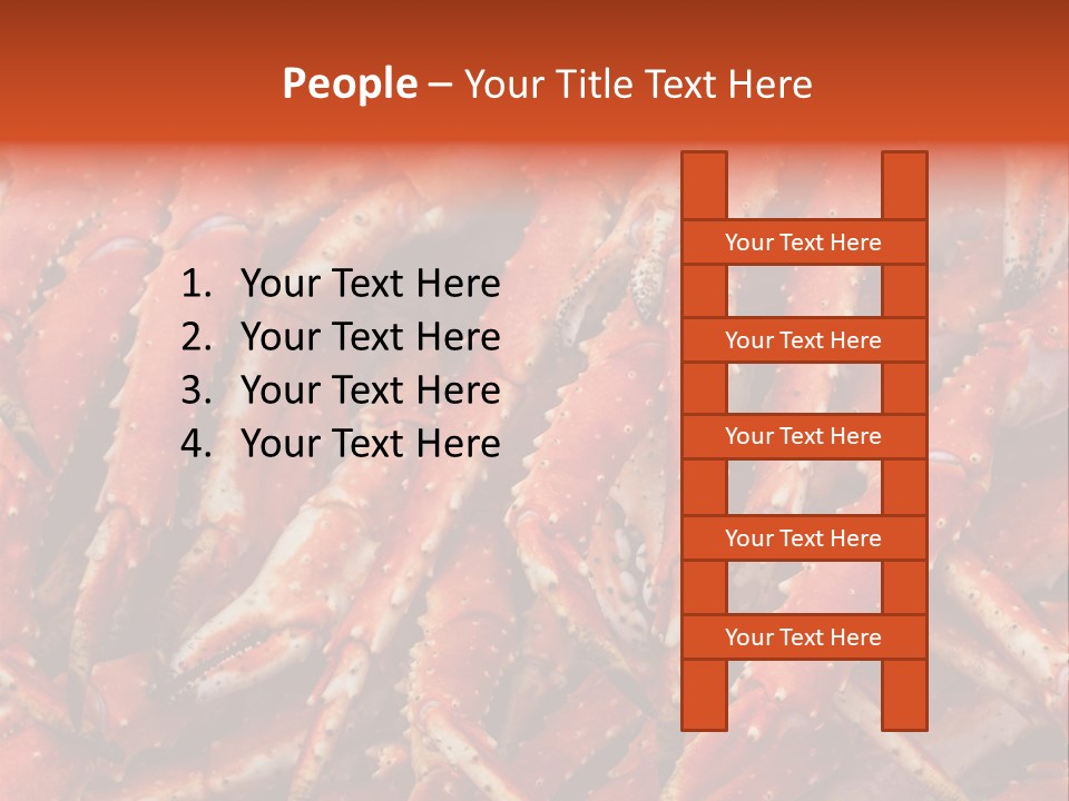 Leg Ice Food And Drink PowerPoint Template