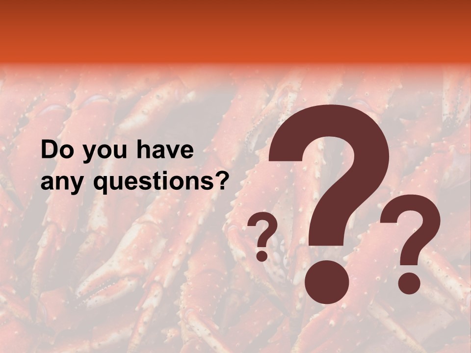 Leg Ice Food And Drink PowerPoint Template