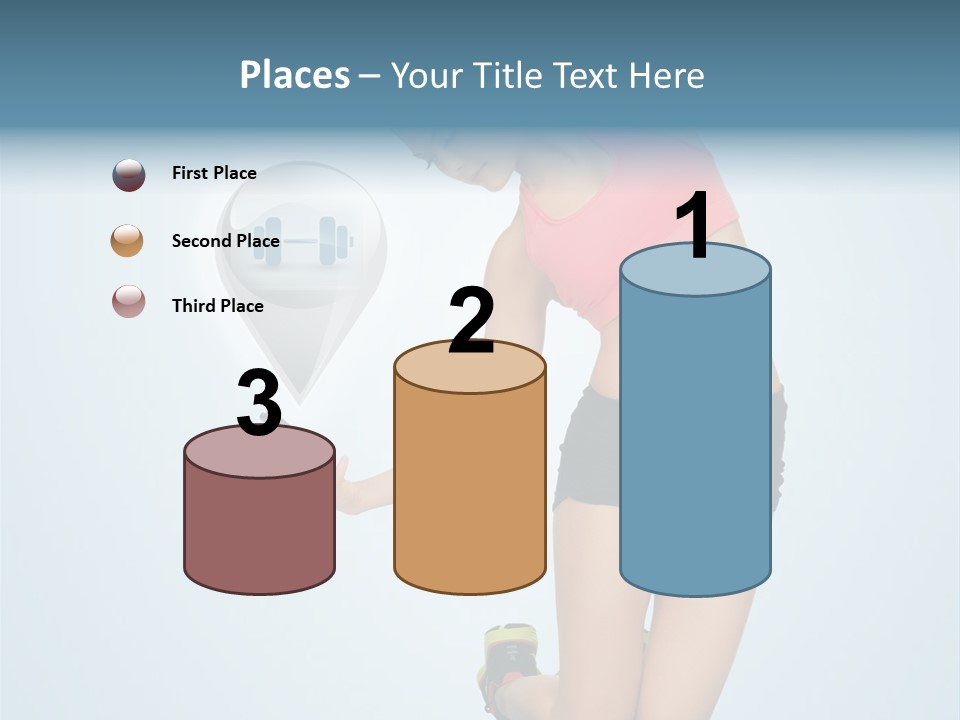 Shape Dumbell Icon PowerPoint Template