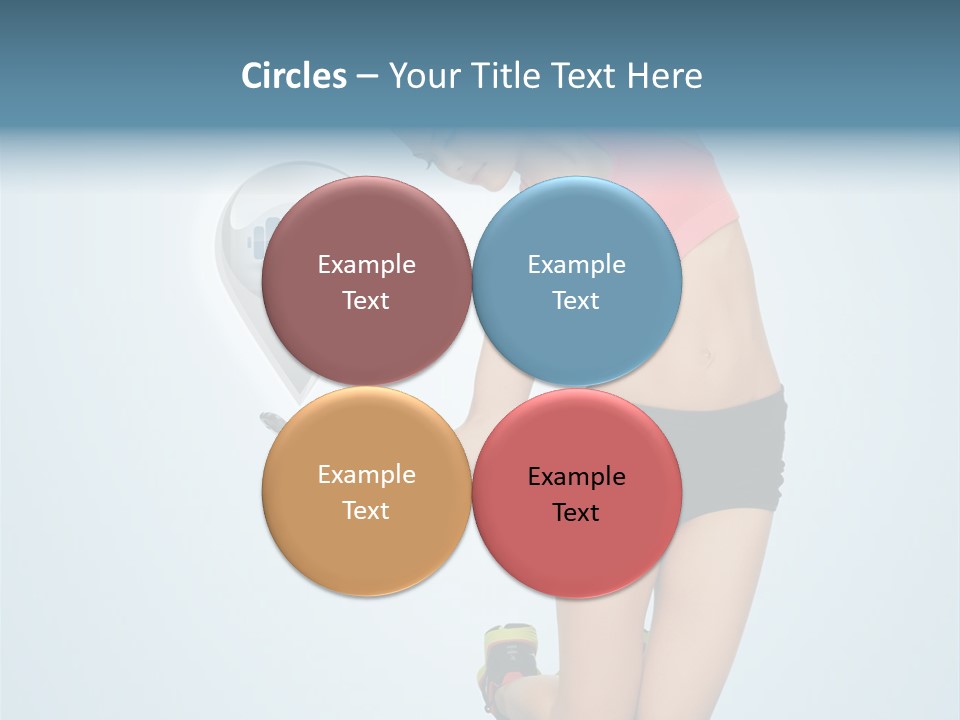 Shape Dumbell Icon PowerPoint Template