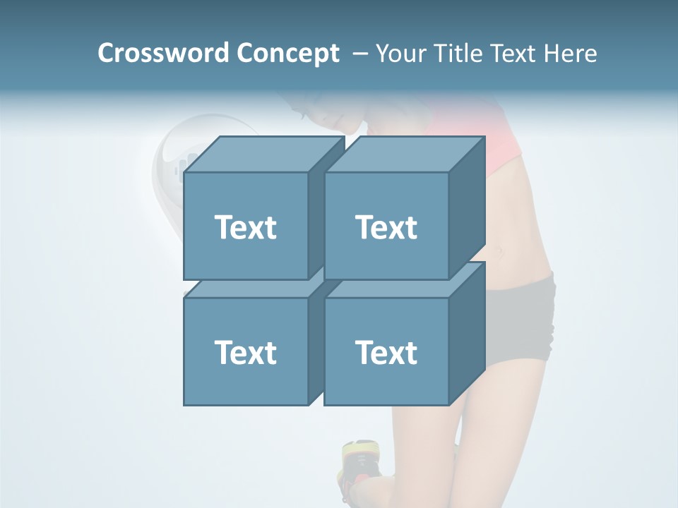 Shape Dumbell Icon PowerPoint Template