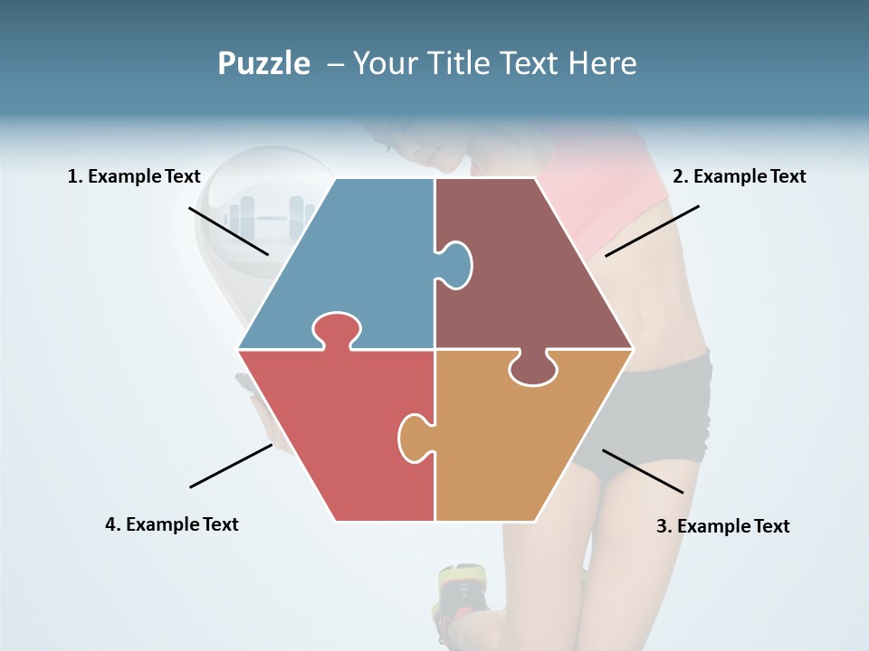 Shape Dumbell Icon PowerPoint Template