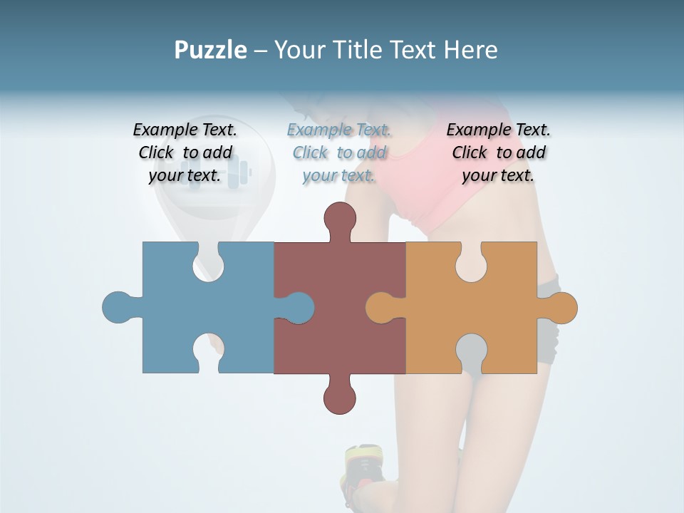 Shape Dumbell Icon PowerPoint Template