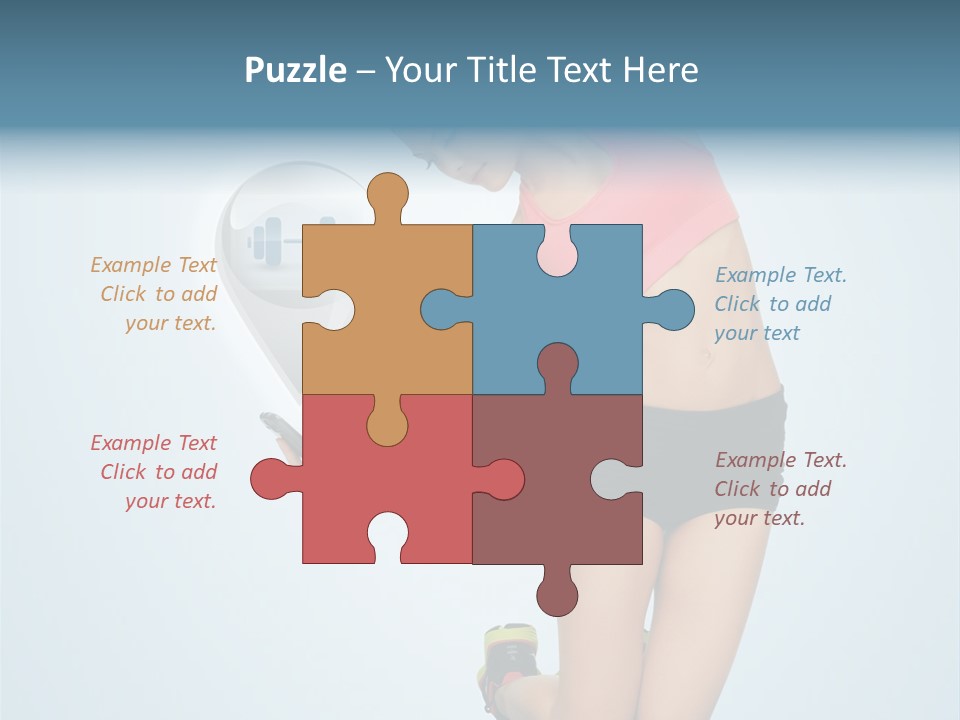 Shape Dumbell Icon PowerPoint Template