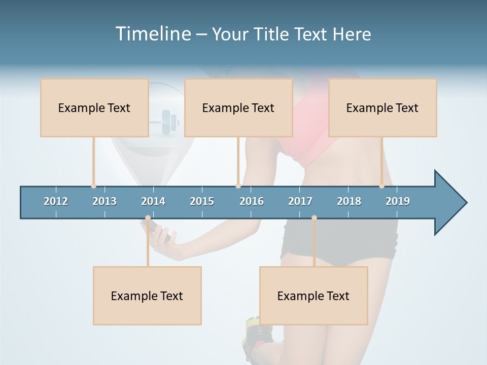 Shape Dumbell Icon PowerPoint Template
