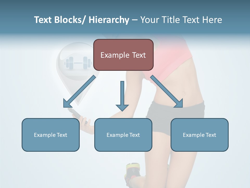 Shape Dumbell Icon PowerPoint Template