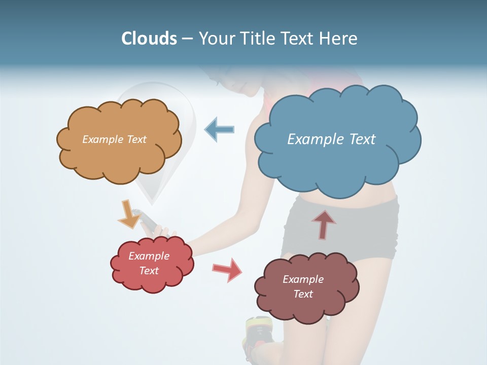 Shape Dumbell Icon PowerPoint Template