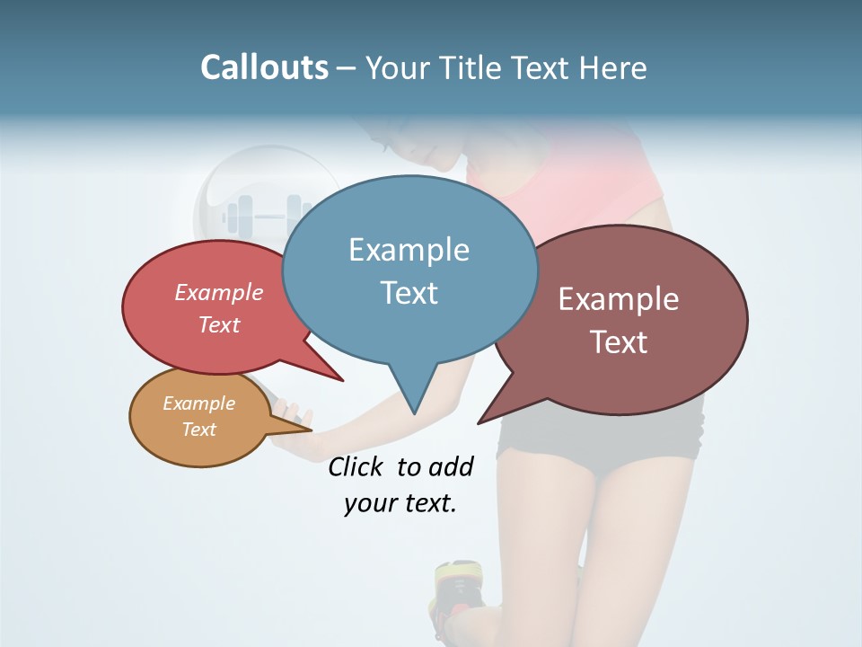 Shape Dumbell Icon PowerPoint Template