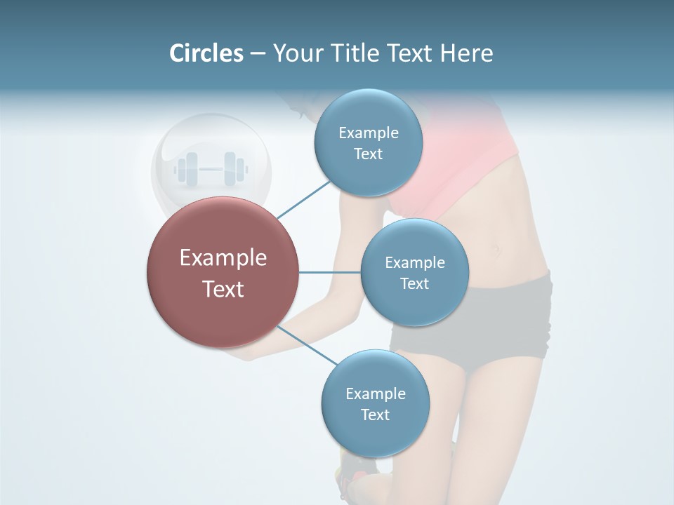 Shape Dumbell Icon PowerPoint Template