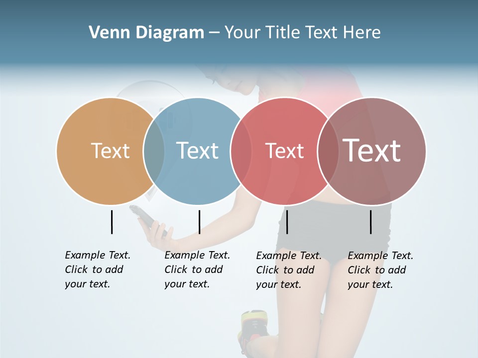 Shape Dumbell Icon PowerPoint Template