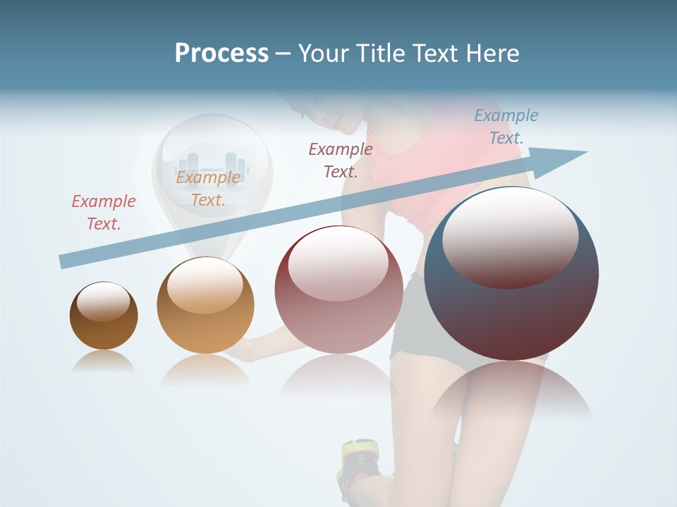 Shape Dumbell Icon PowerPoint Template