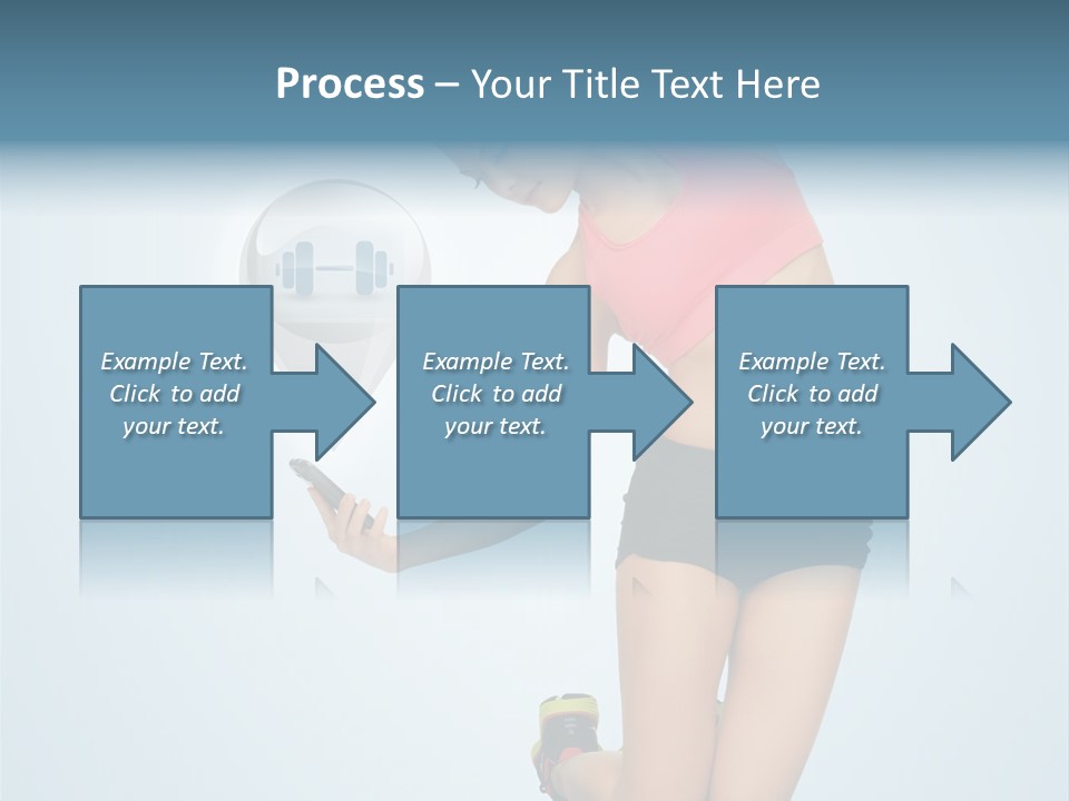 Shape Dumbell Icon PowerPoint Template