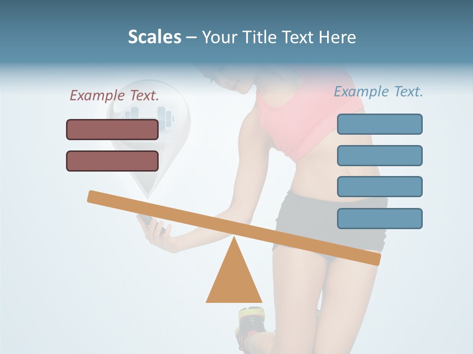 Shape Dumbell Icon PowerPoint Template