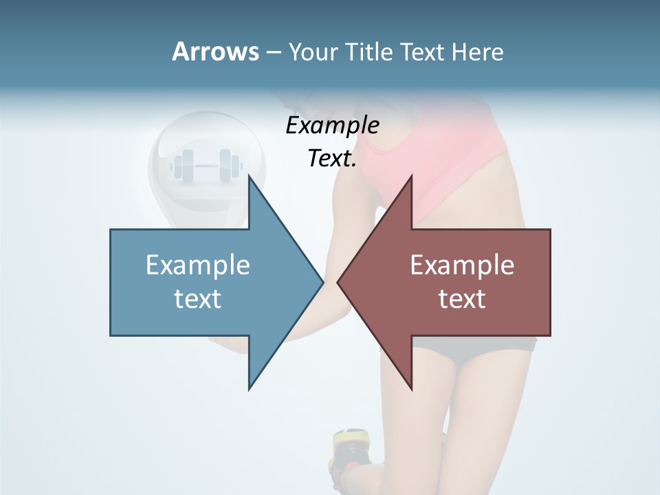 Shape Dumbell Icon PowerPoint Template
