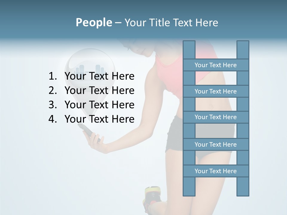 Shape Dumbell Icon PowerPoint Template