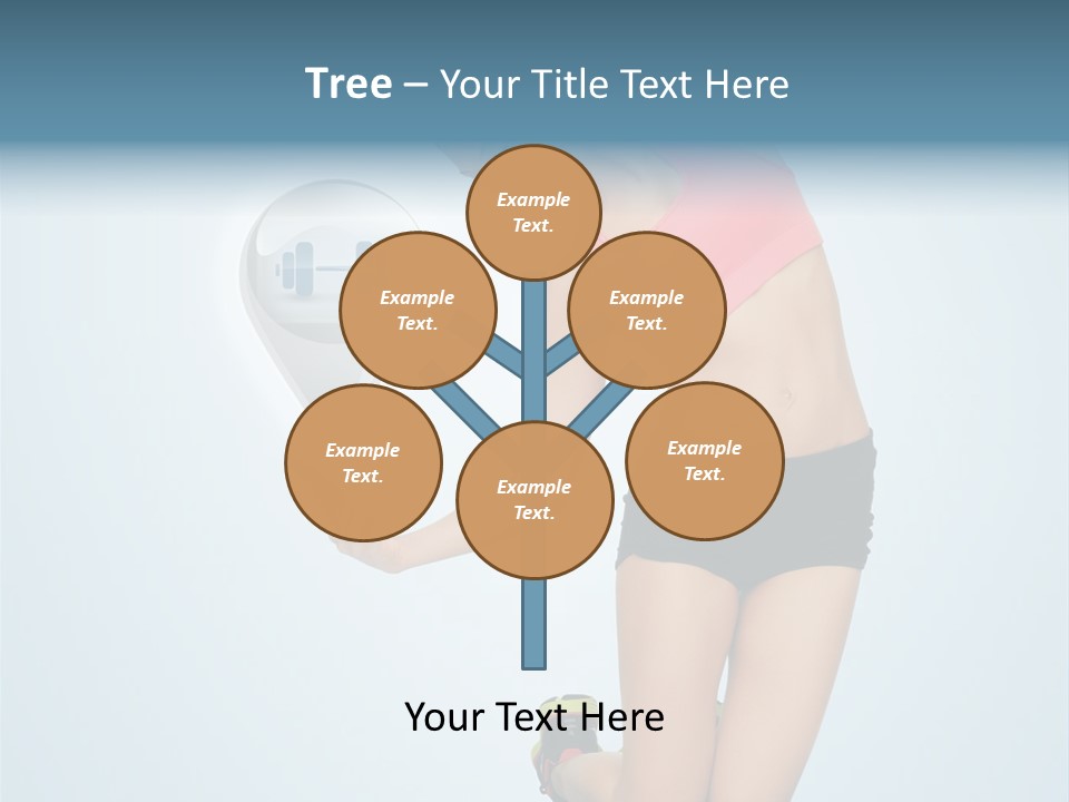 Shape Dumbell Icon PowerPoint Template