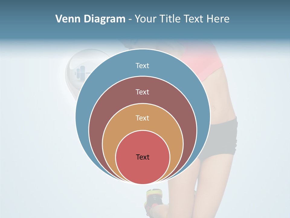 Shape Dumbell Icon PowerPoint Template