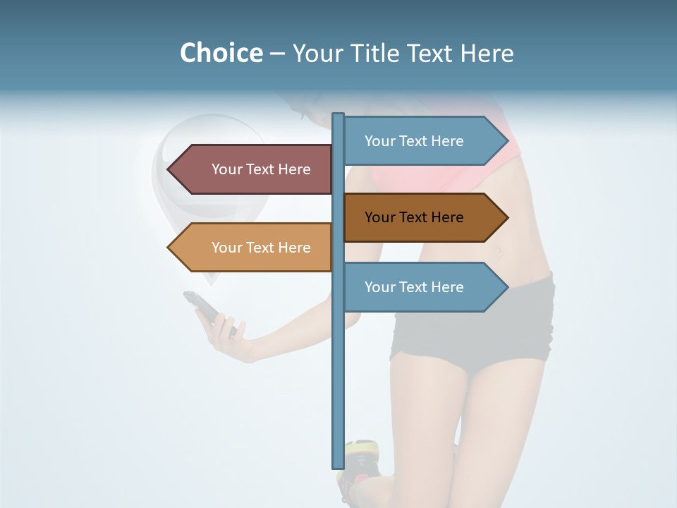 Shape Dumbell Icon PowerPoint Template