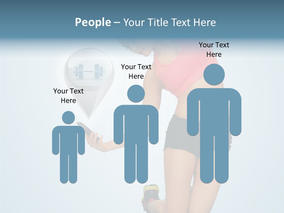 Shape Dumbell Icon PowerPoint Template