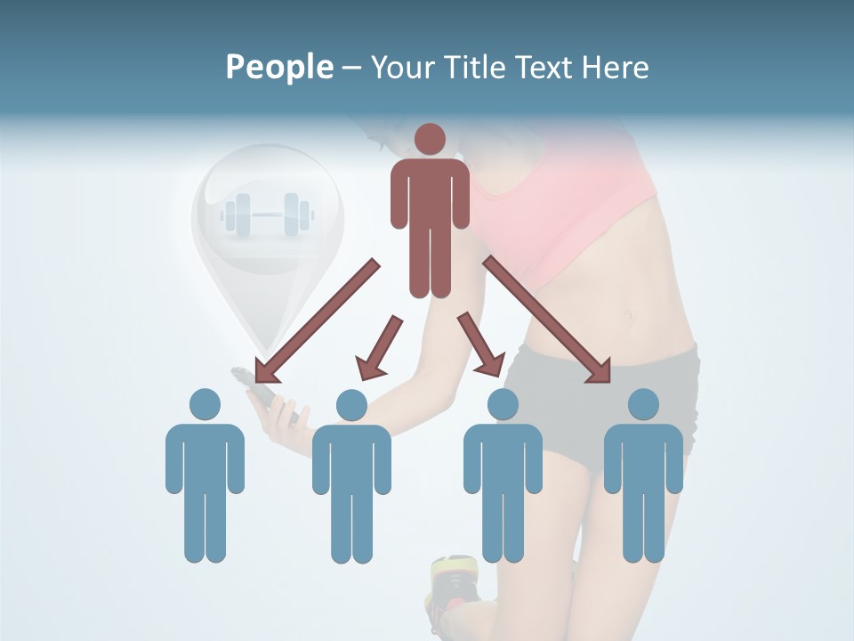 Shape Dumbell Icon PowerPoint Template