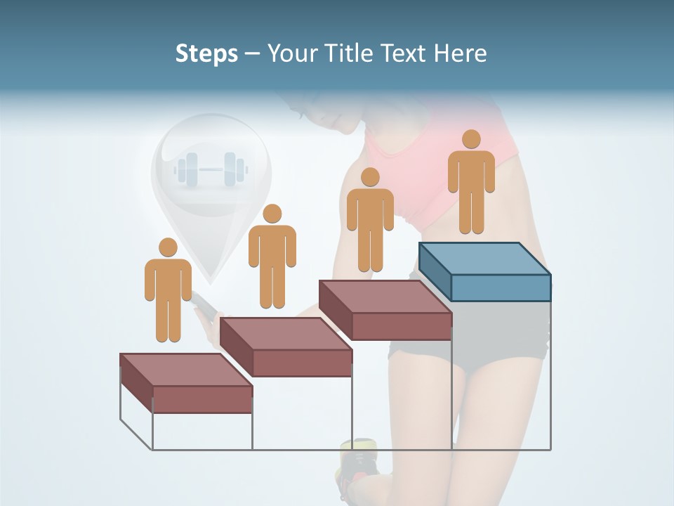Shape Dumbell Icon PowerPoint Template
