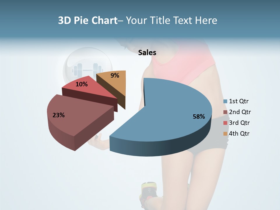 Shape Dumbell Icon PowerPoint Template
