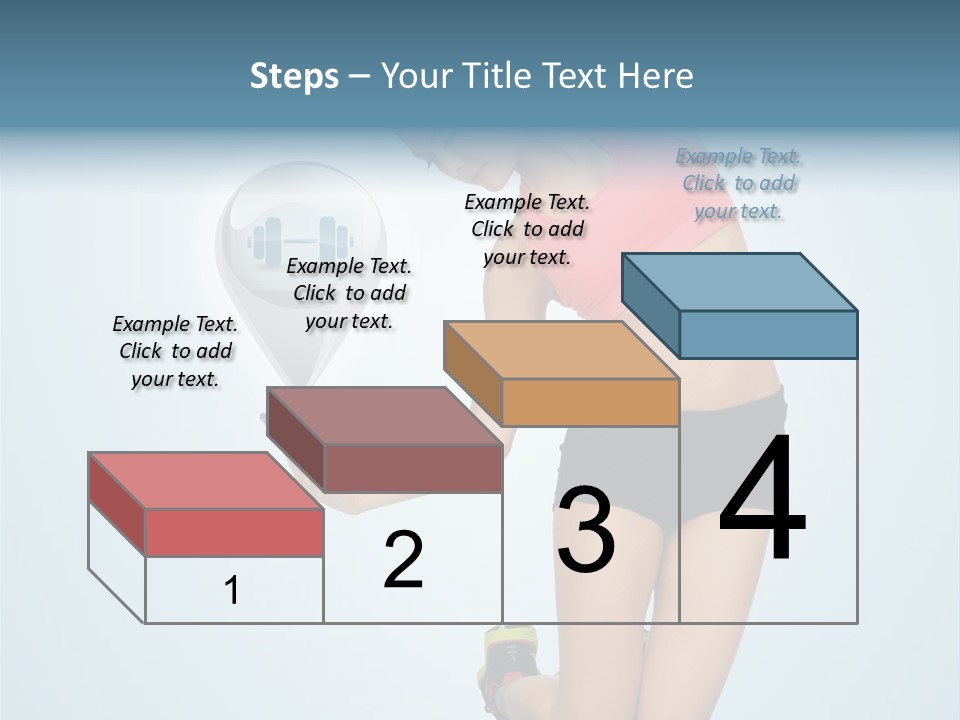 Shape Dumbell Icon PowerPoint Template