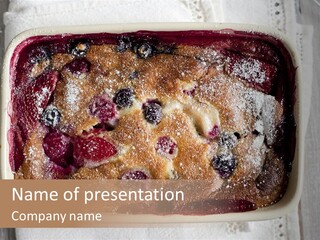 Cuisine Fruit Sweet PowerPoint Template