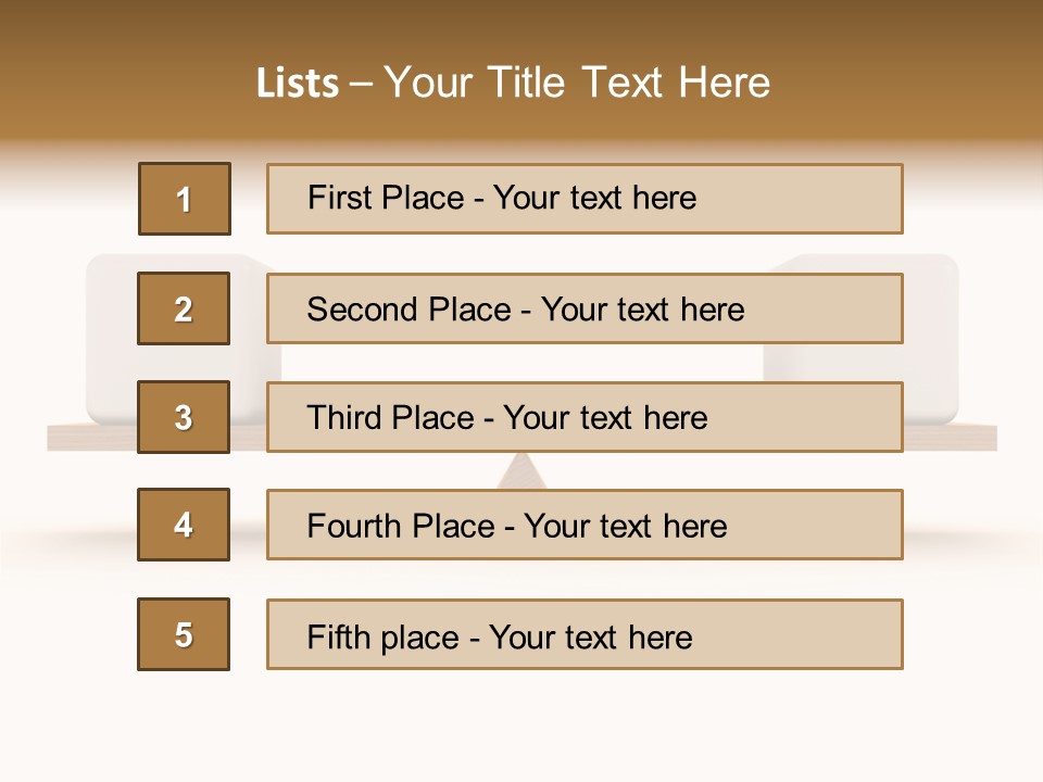 Risk Seesaw Price PowerPoint Template
