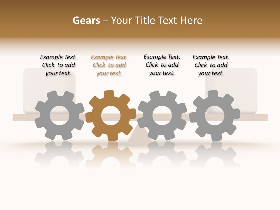 Risk Seesaw Price PowerPoint Template